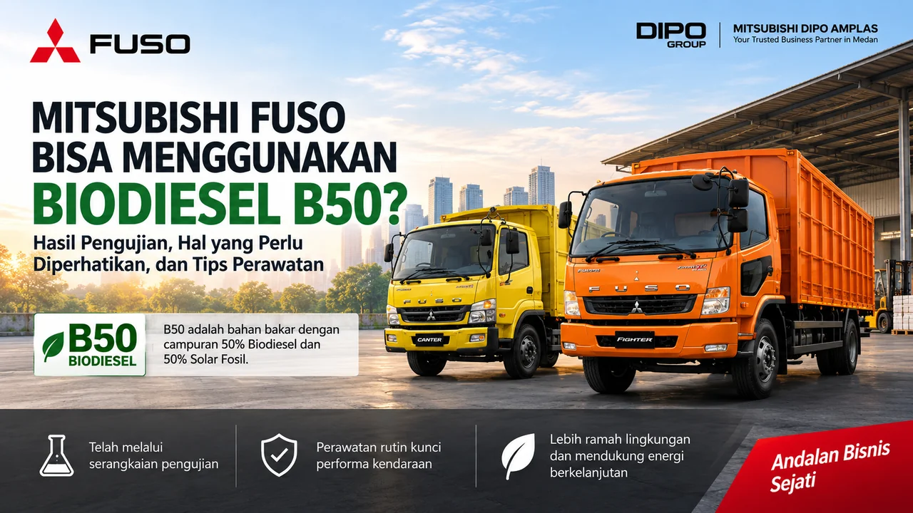 Mitsubishi Fuso B50: Apakah Bisa Menggunakan Biodiesel B50?